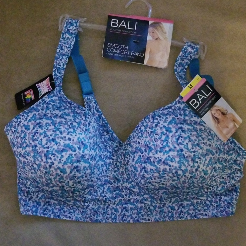 Bali Smooth Comfort Band Convertible Bra M